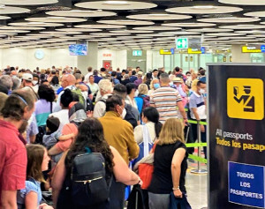 El tráfico internacional de pasajeros se dispara en julio un 150%